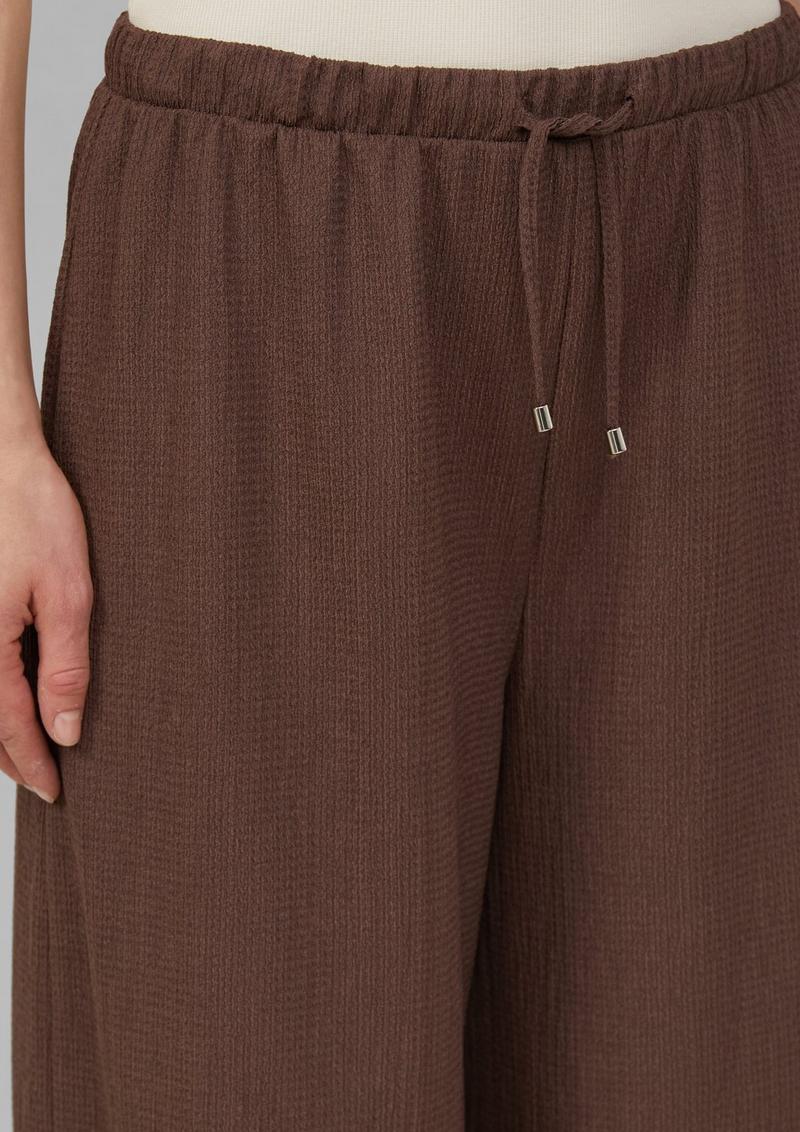 s.Oliver Strukturierte Culotte mit Elastikbund - mokka