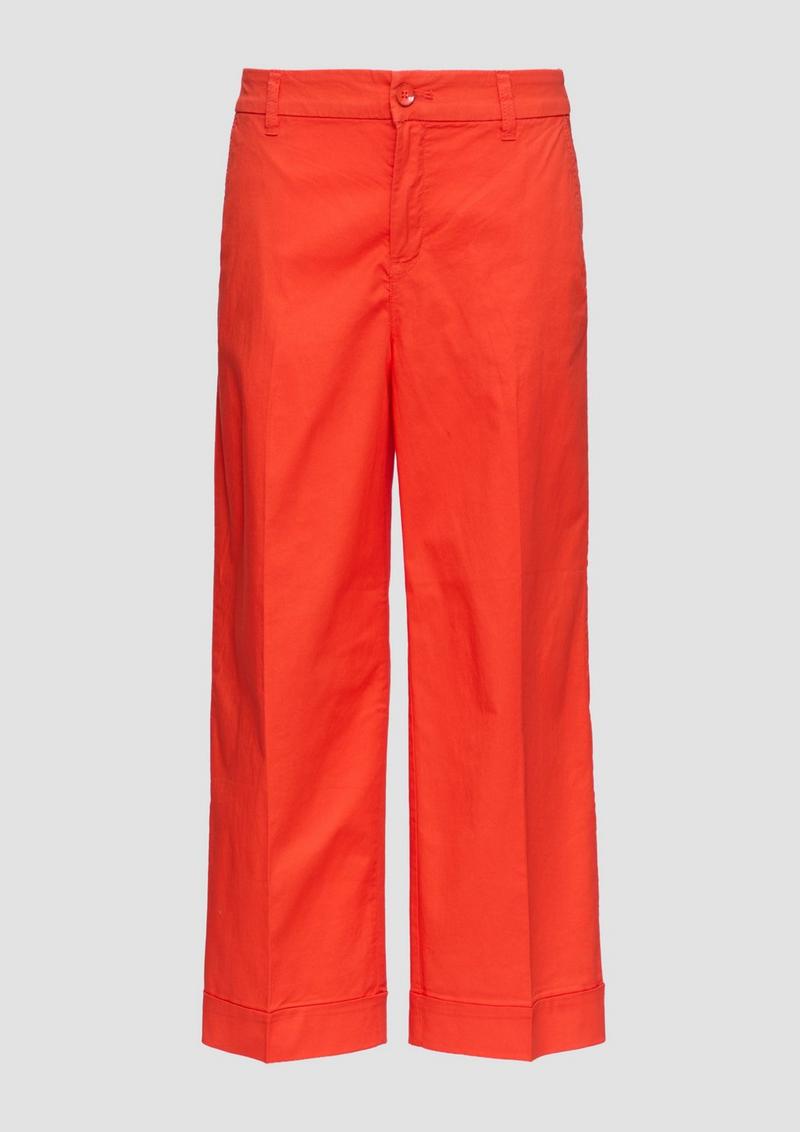 s.Oliver Culotte aus Baumwollstretch - hellorange