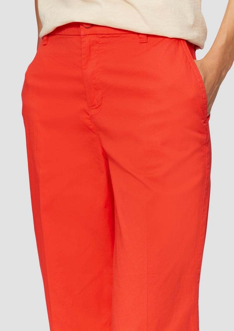 s.Oliver Culotte aus Baumwollstretch - hellorange