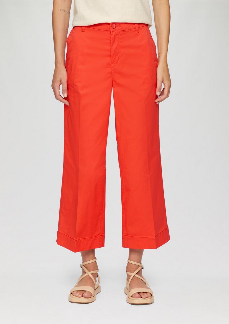 s.Oliver Culotte aus Baumwollstretch - hellorange