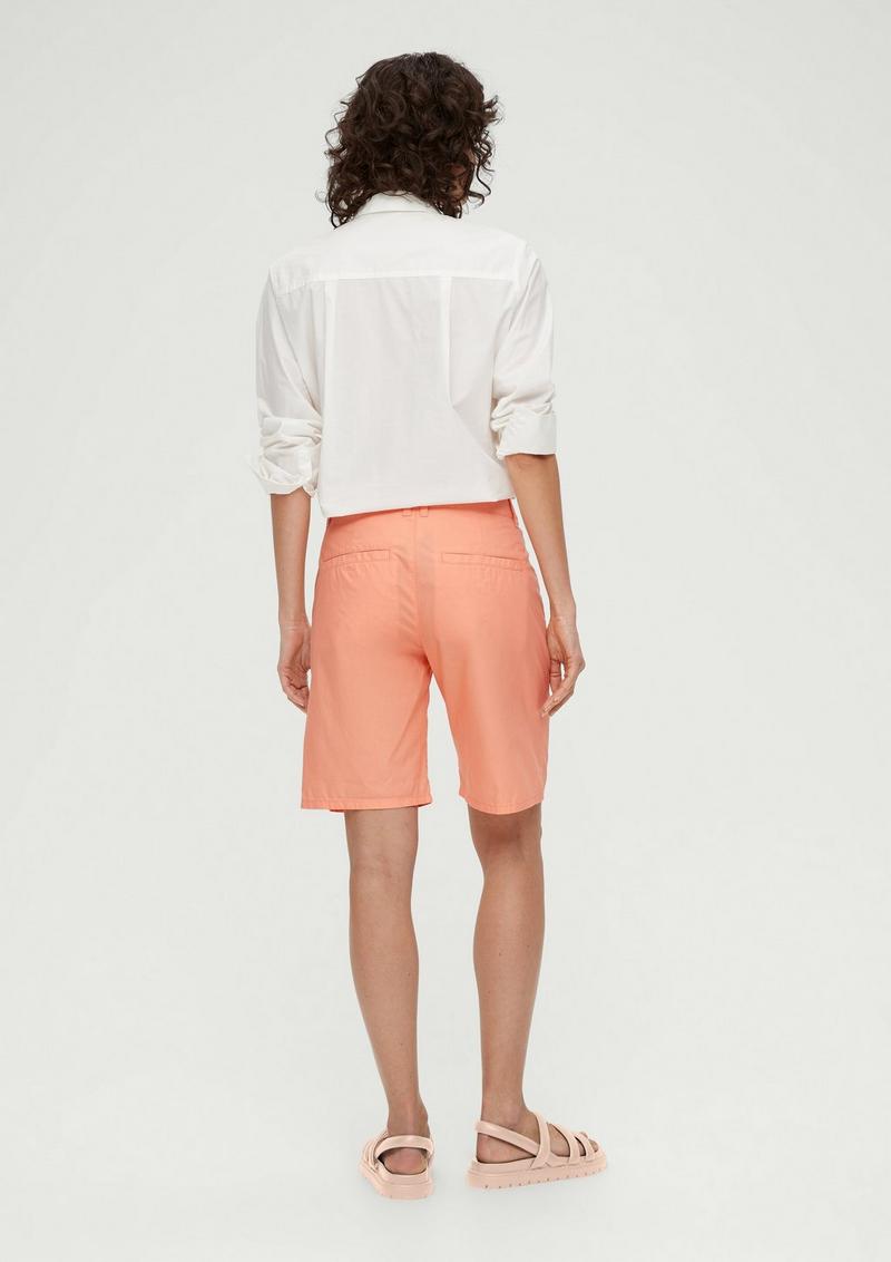 s.Oliver Regular: Shorts aus Lyocellmix - papaya
