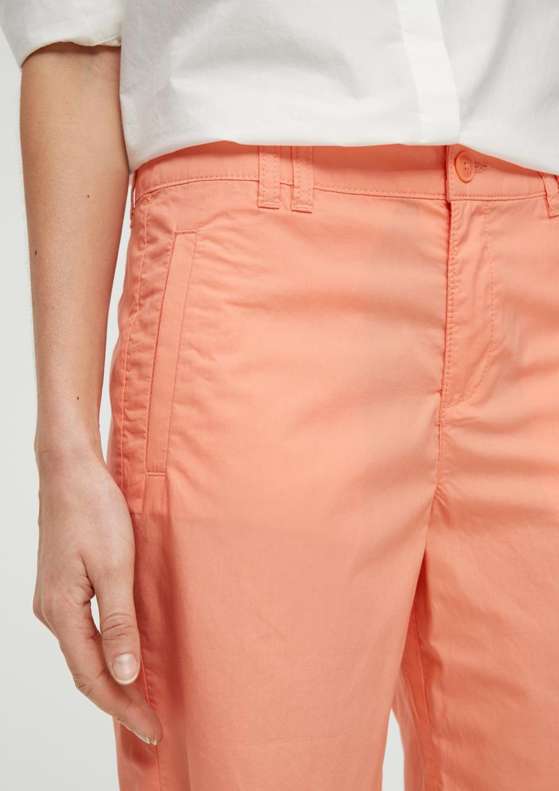s.Oliver Regular: Shorts aus Lyocellmix - papaya