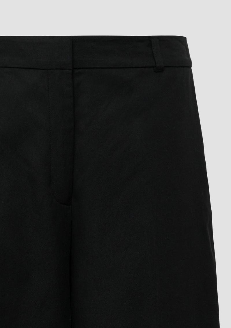 s.Oliver Culotte mit Wide Leg - schwarz