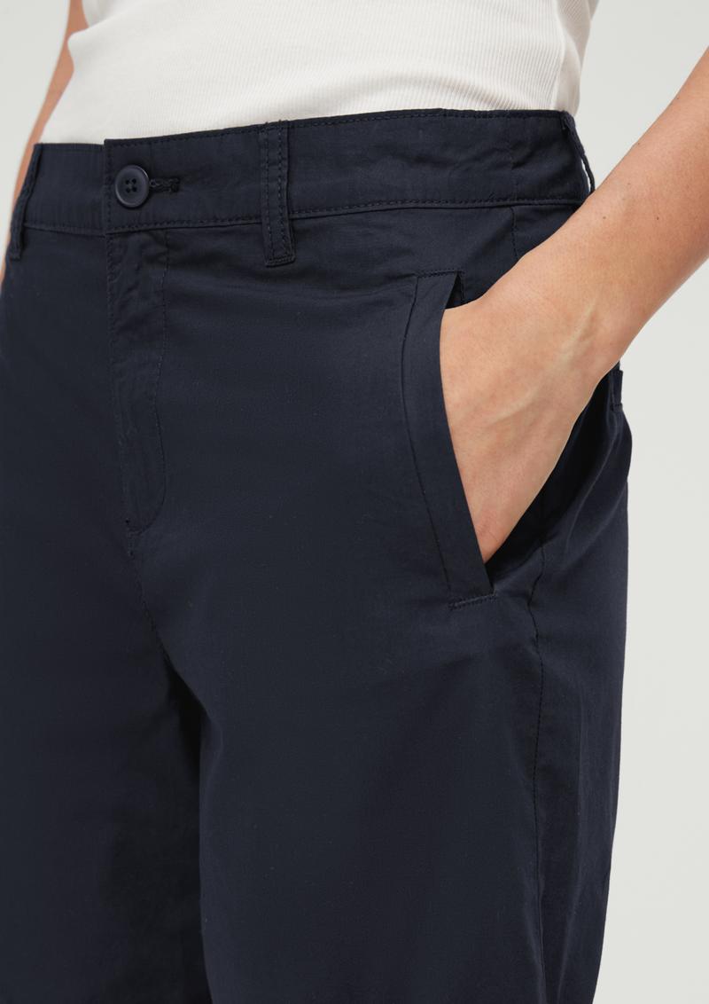 s.Oliver Regular: Shorts aus Lyocellmix - navy