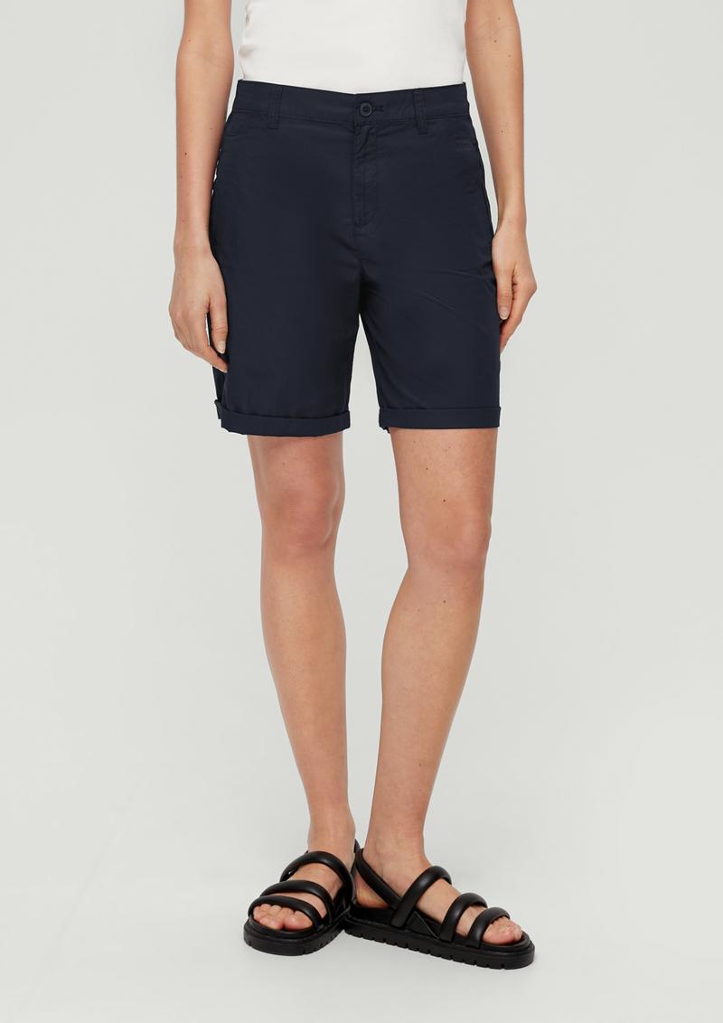 s.Oliver Regular: Shorts aus Lyocellmix - navy