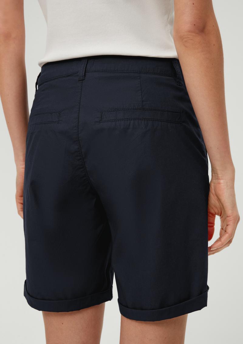 s.Oliver Regular: Shorts aus Lyocellmix - navy