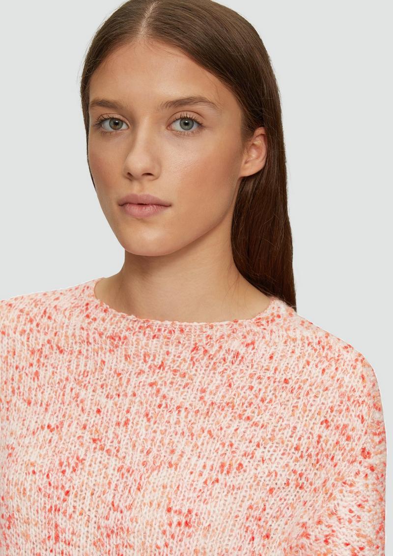 s.Oliver Melierter Strickpullover mit weiten Ärmeln - mango