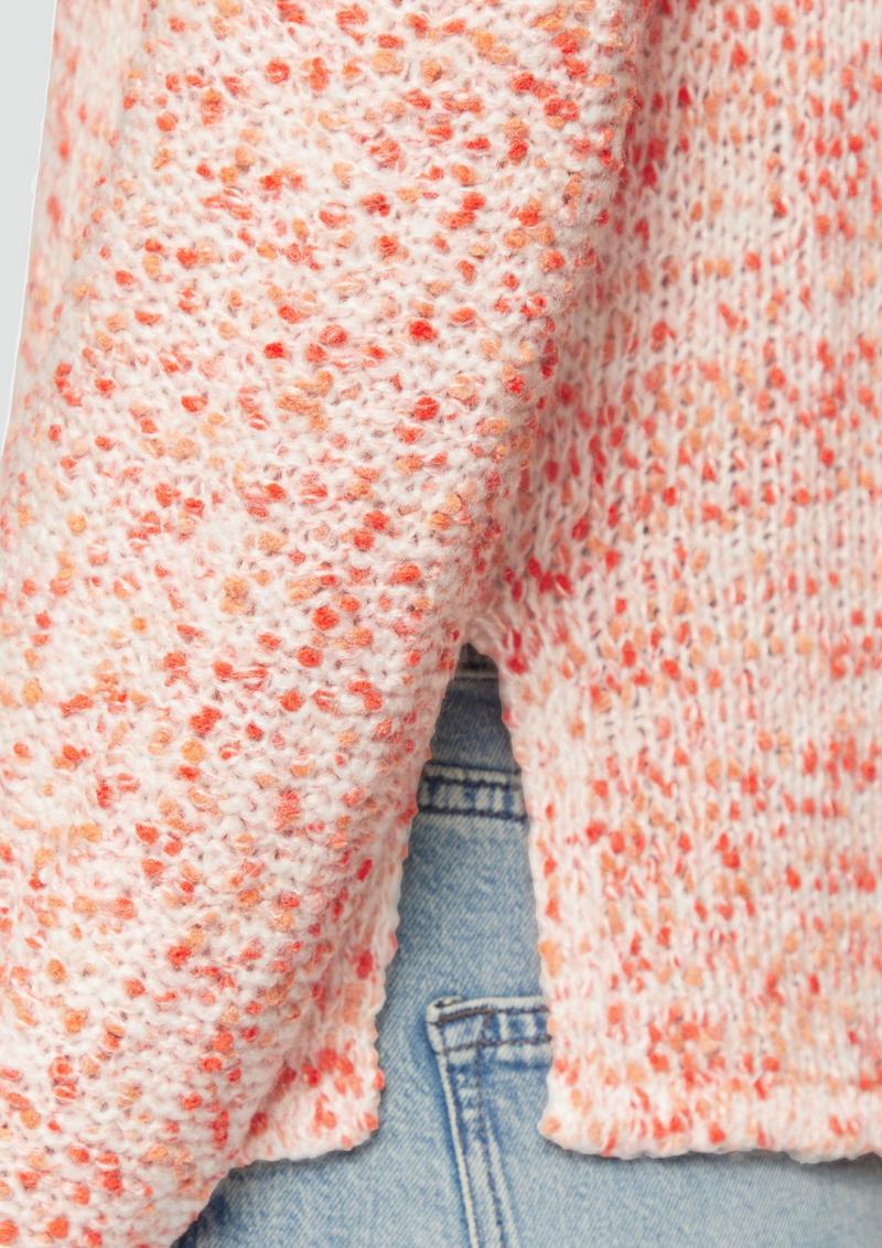 s.Oliver Melierter Strickpullover mit weiten Ärmeln - mango