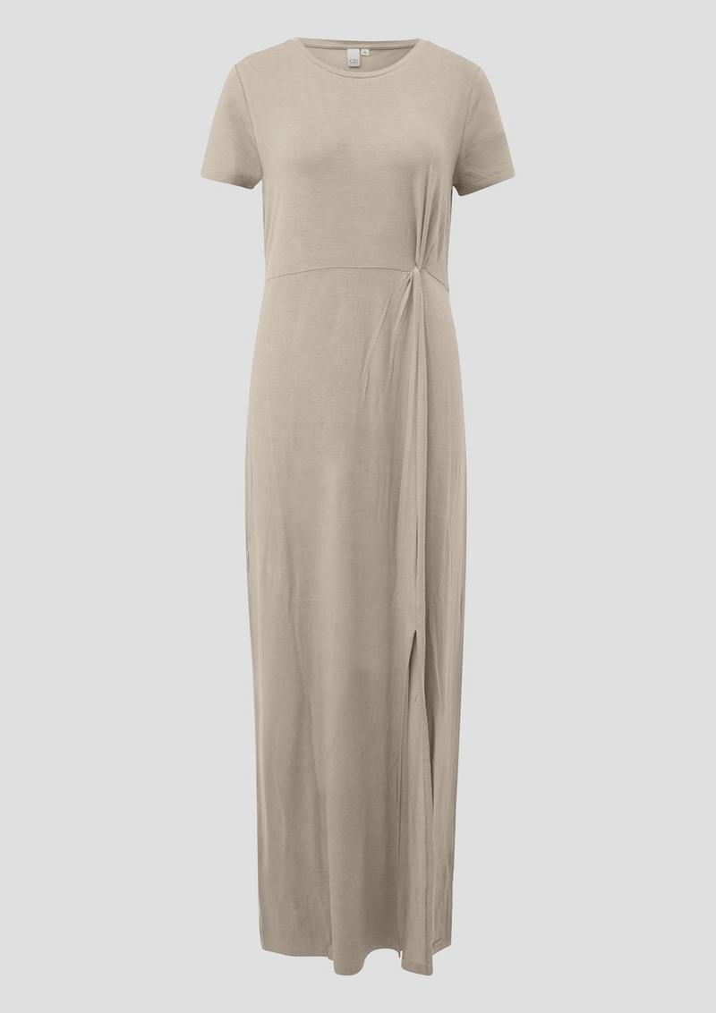 s.Oliver Jerseykleid aus Viskosmix - beige