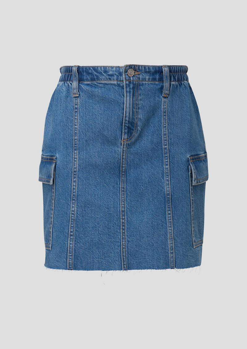 s.Oliver Mini-Rock aus Denim - blau