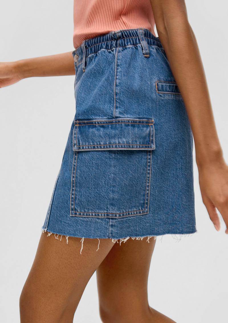 s.Oliver Mini-Rock aus Denim - blau