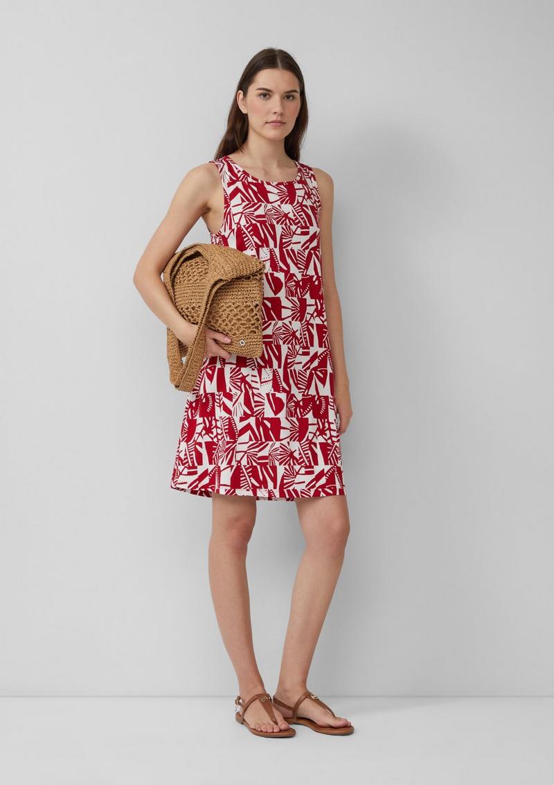 s.Oliver Kurzes Kleid mit Cut-out-Detail - mohnrot