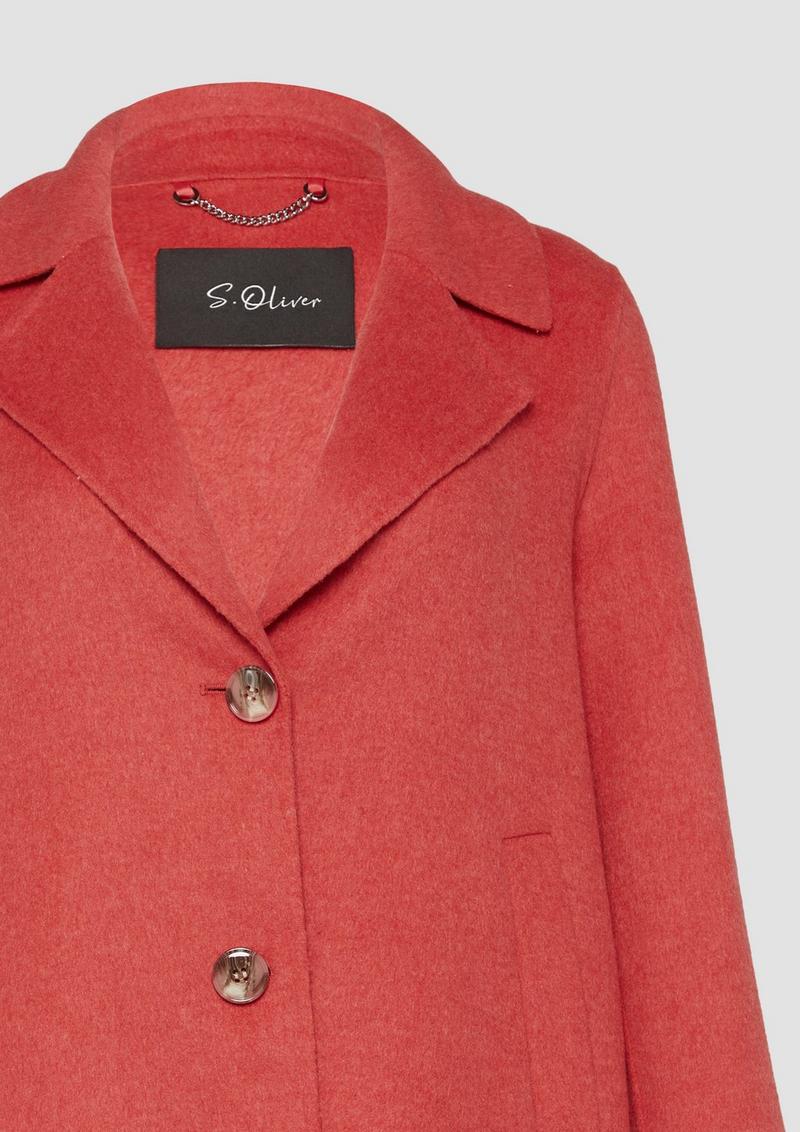 s.Oliver Doubleface-Jacke im Relaxed Fit - pink
