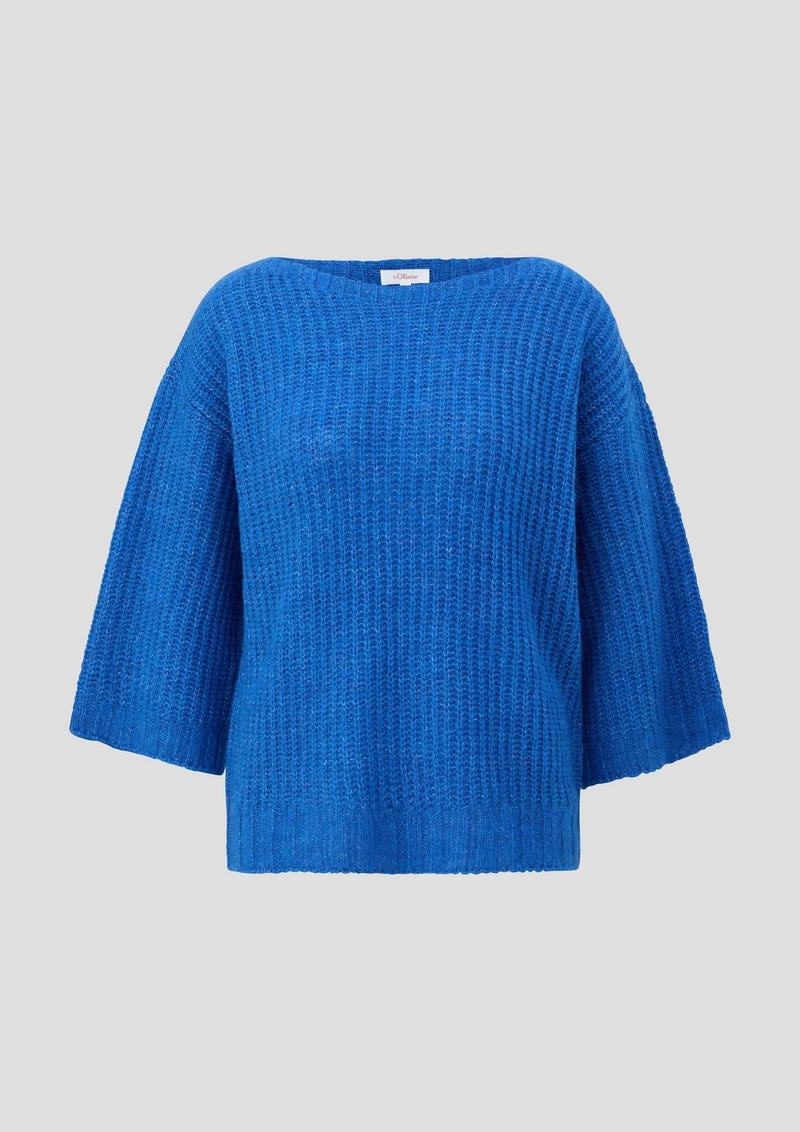 s.Oliver Pullover aus Strick - royalblau