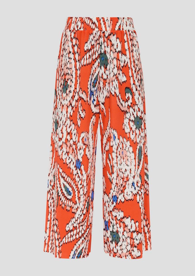 s.Oliver Regular: Plissierte Culottes aus Jersey - koralle