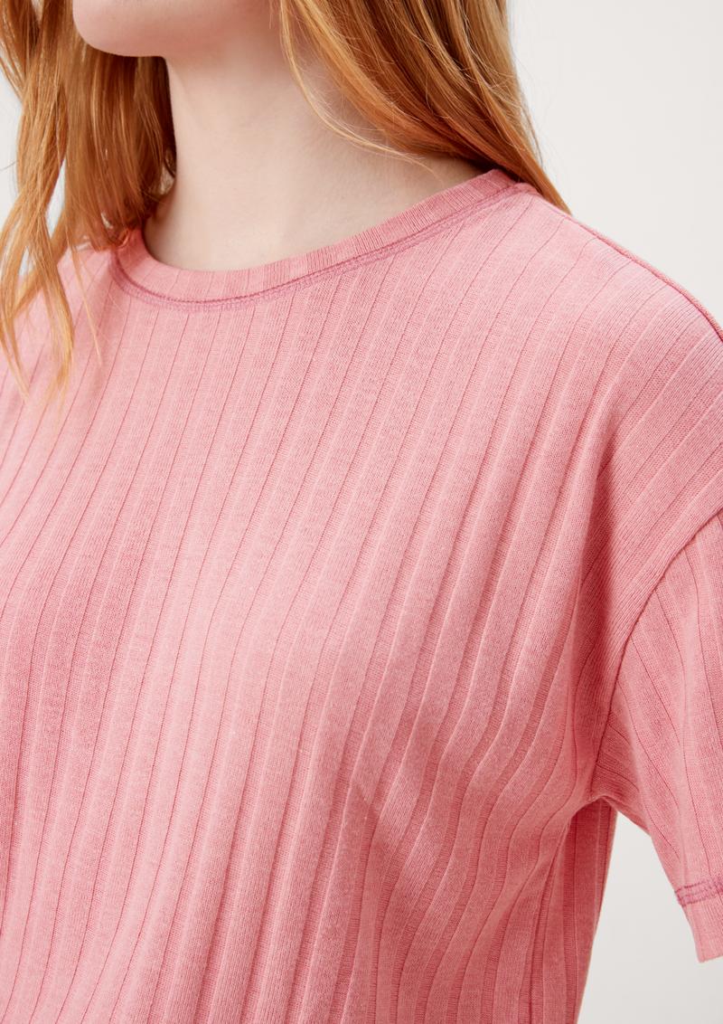 s.Oliver Pyjamaoberteil aus Rippware - pink