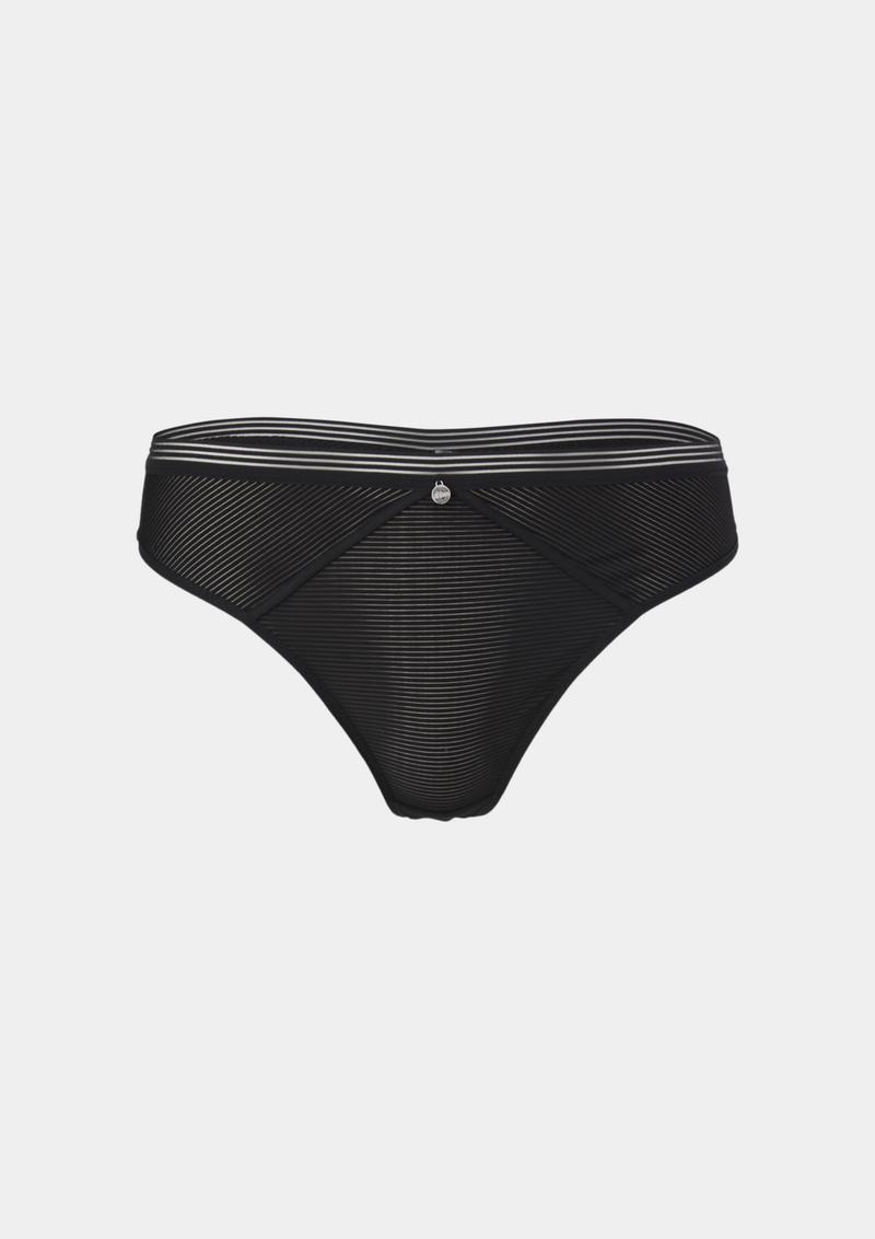 s.Oliver String mit Mesh-Details - schwarz