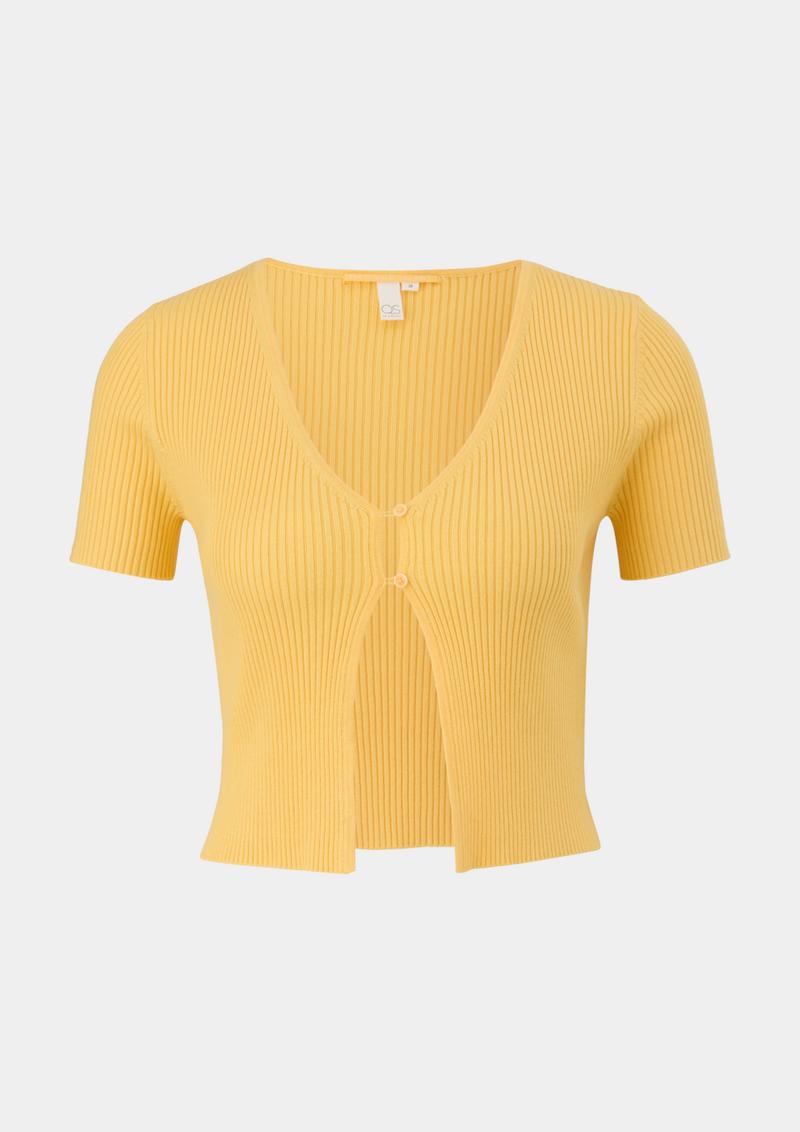s.Oliver Top mit Rippstruktur - mango