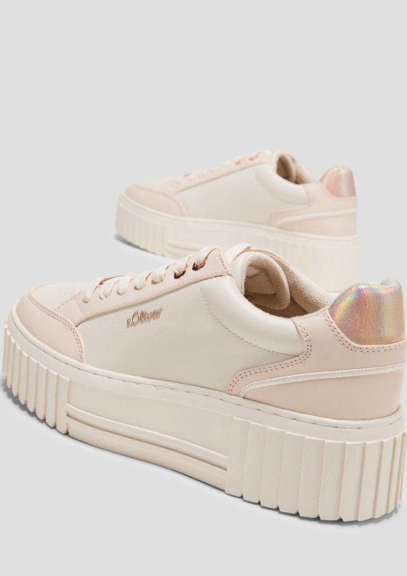 s.Oliver Sneaker mit Plateausohle - zartrosa