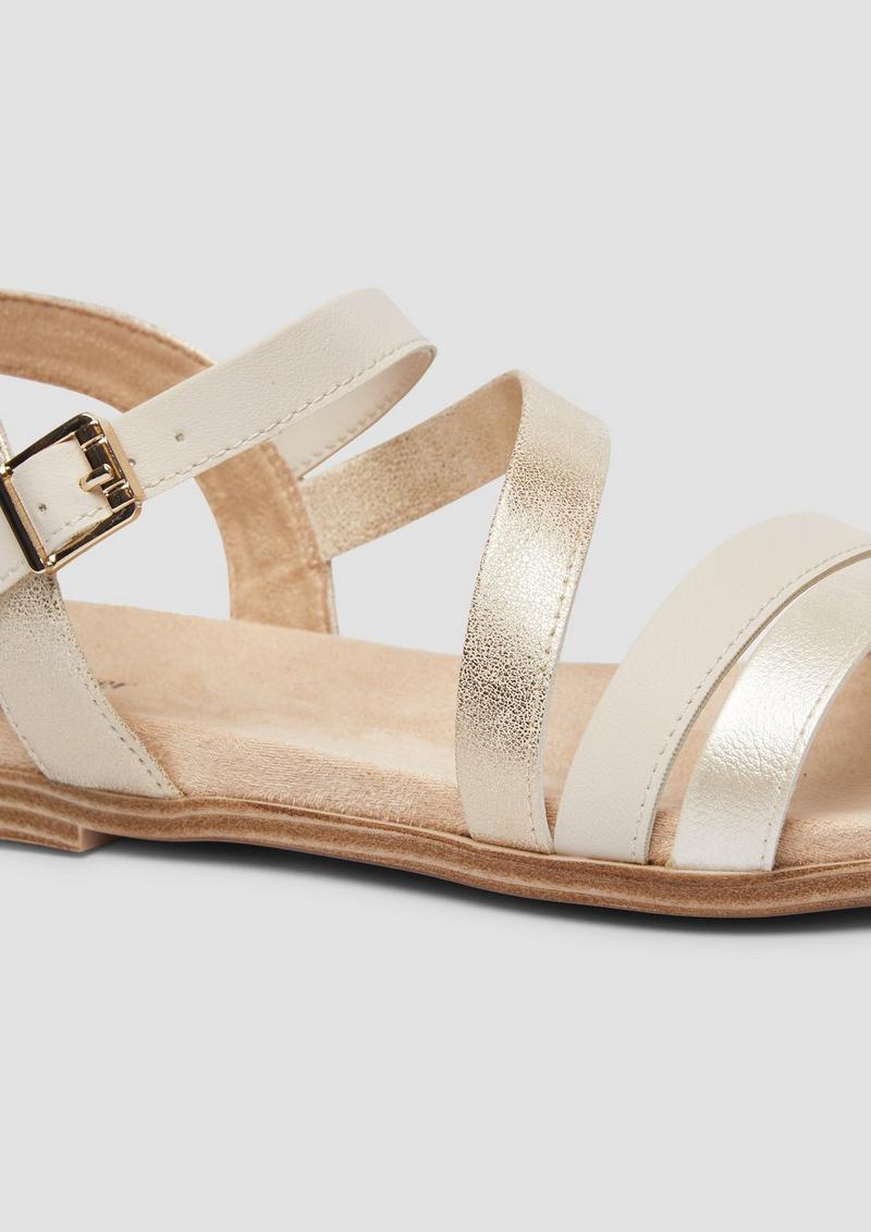 s.Oliver Riemchensandalen - gold