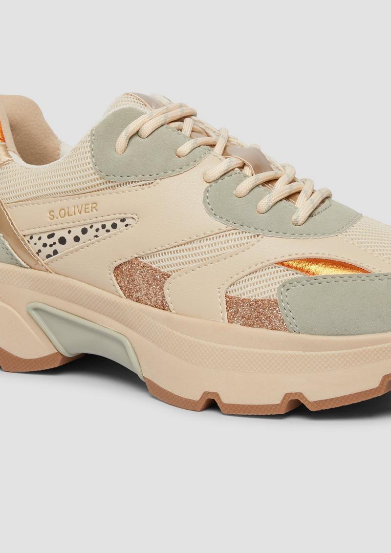 s.Oliver Chunky-Sneaker in Multicolor - beige
