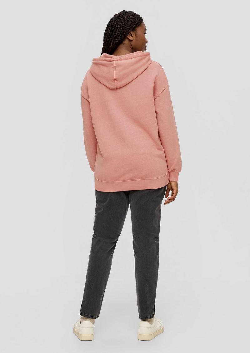 s.Oliver Sweatshirt mit Stickerei - mohnrot