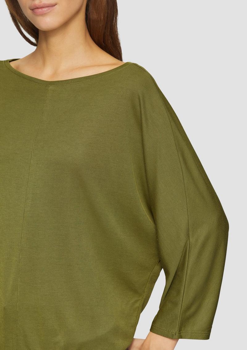 s.Oliver O-Shape-Shirt mit Fledermausarm - guacamole