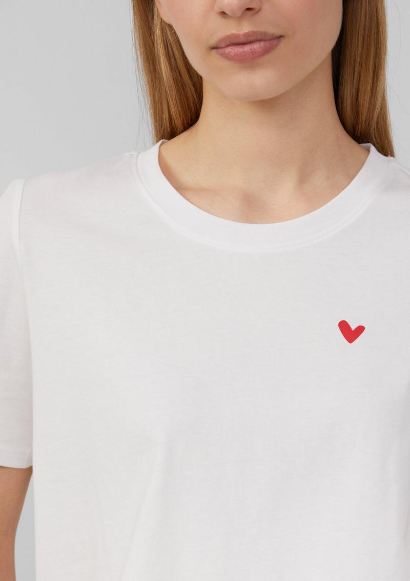 s.Oliver T-Shirt mit Pride-Motiv - weiß