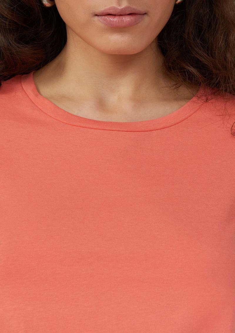 s.Oliver Baumwollshirt mit Rundhalsausschnitt - rot