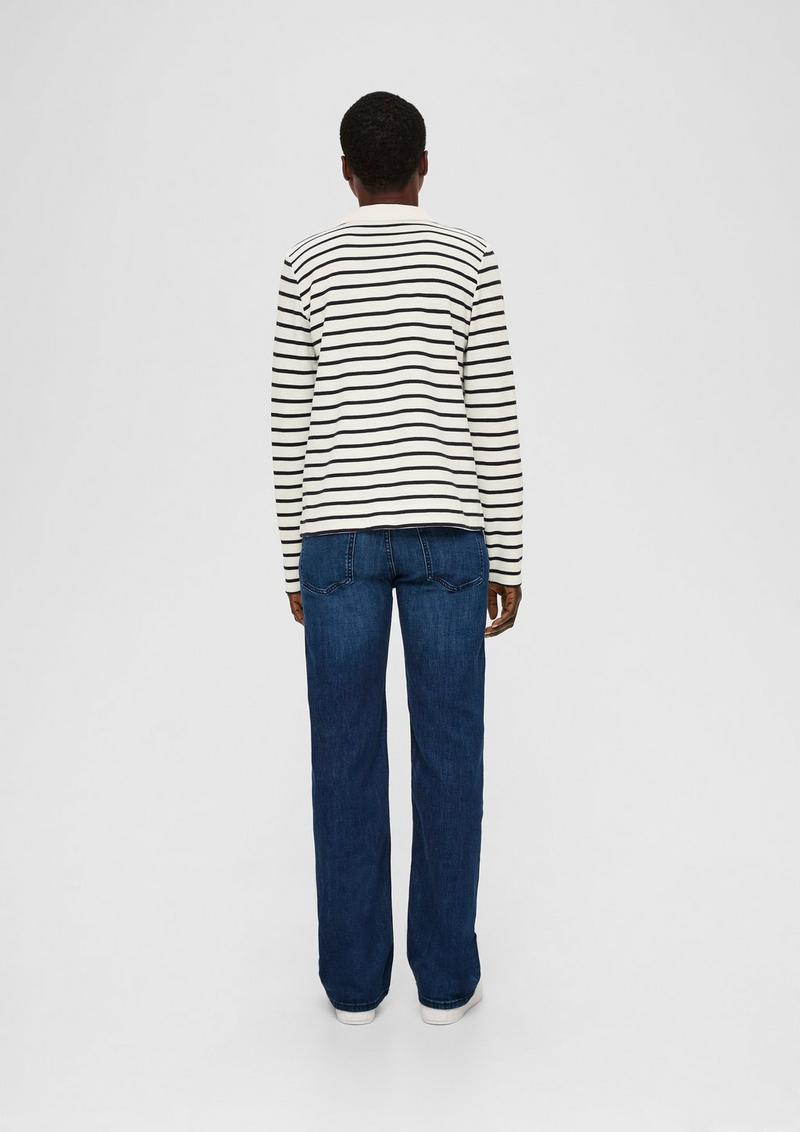 s.Oliver Longsleeve mit Streifenmuster - ecru