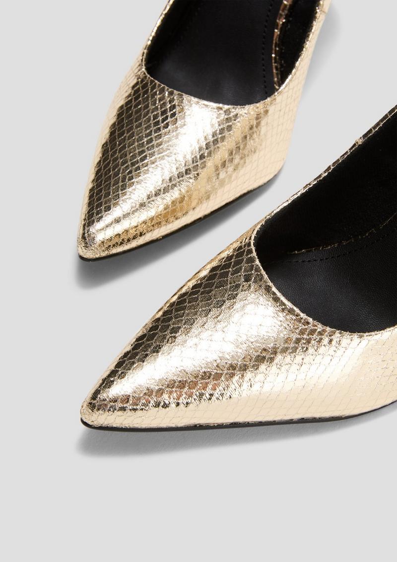 s.Oliver Pumps in Glanz-Optik - gold