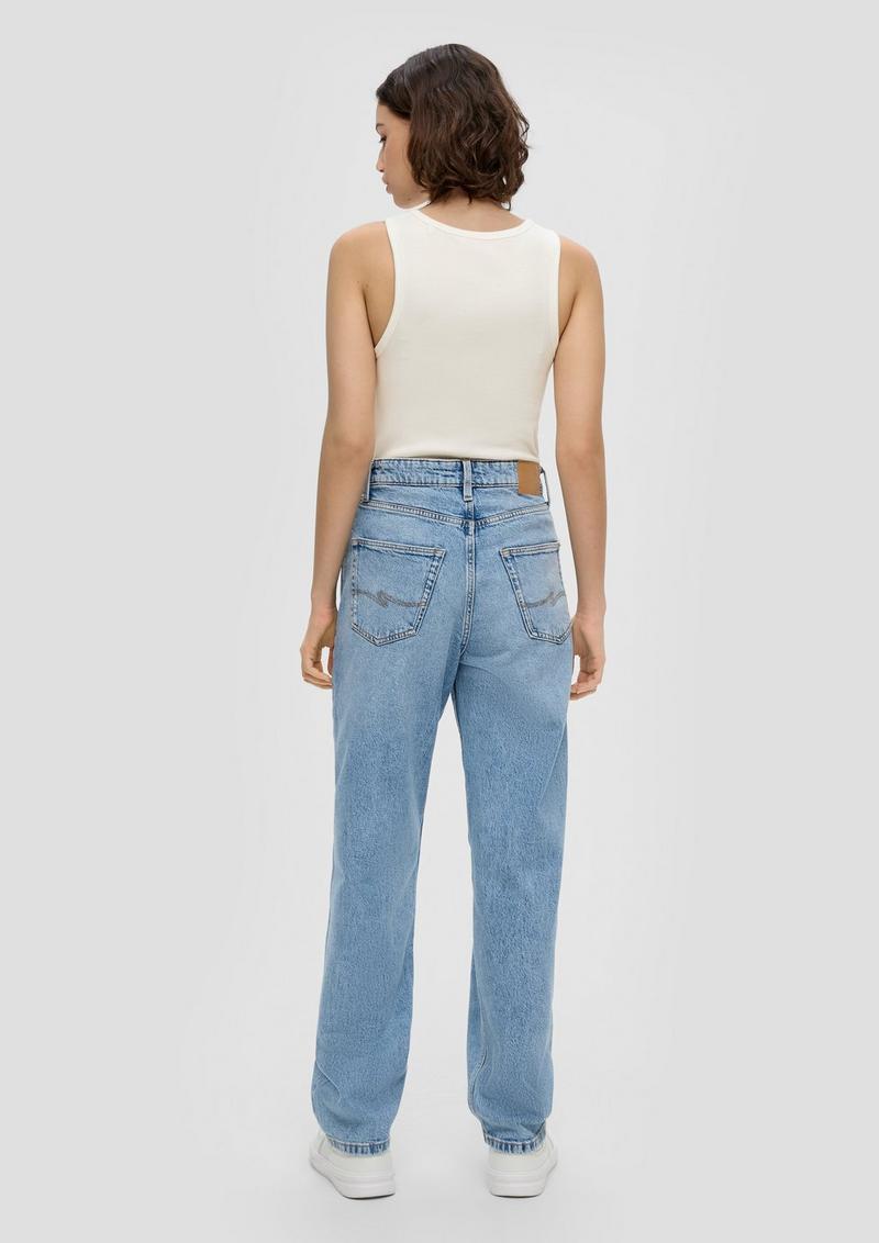 s.Oliver Tanktop aus Rippware - weiß