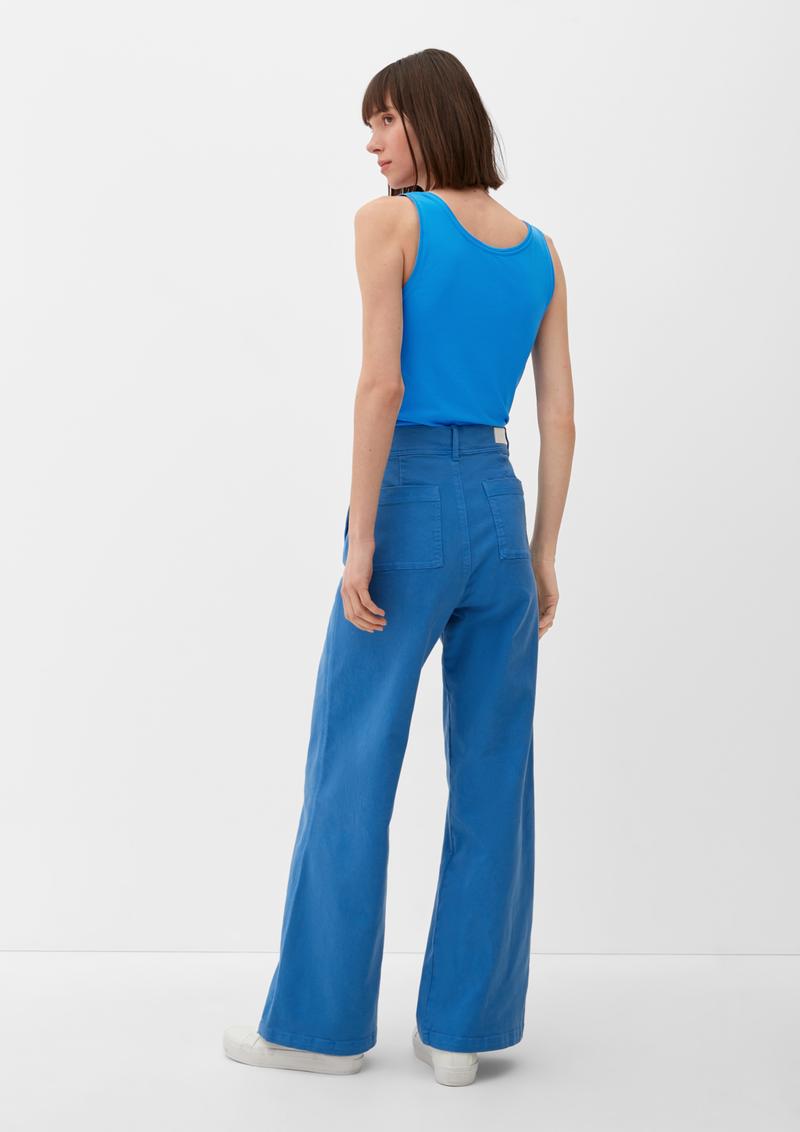 s.Oliver Basic Top aus Jersey - royalblau