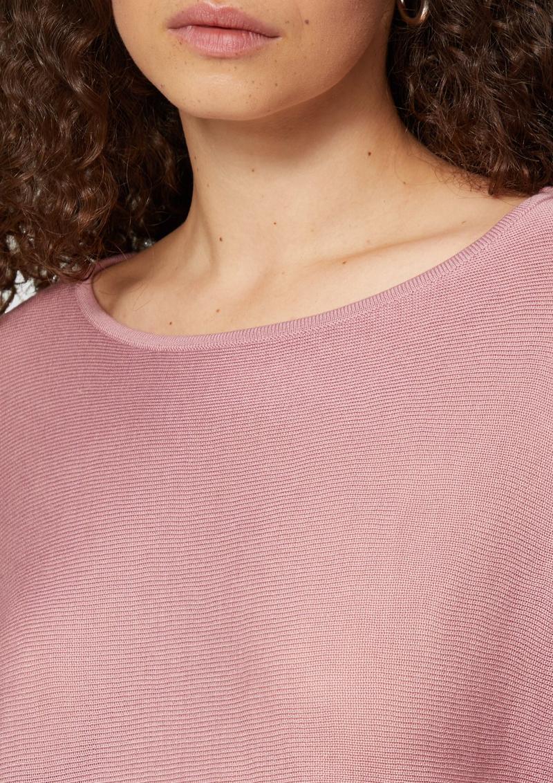 s.Oliver Strickpullover mit Fledermausärmeln - altrosa
