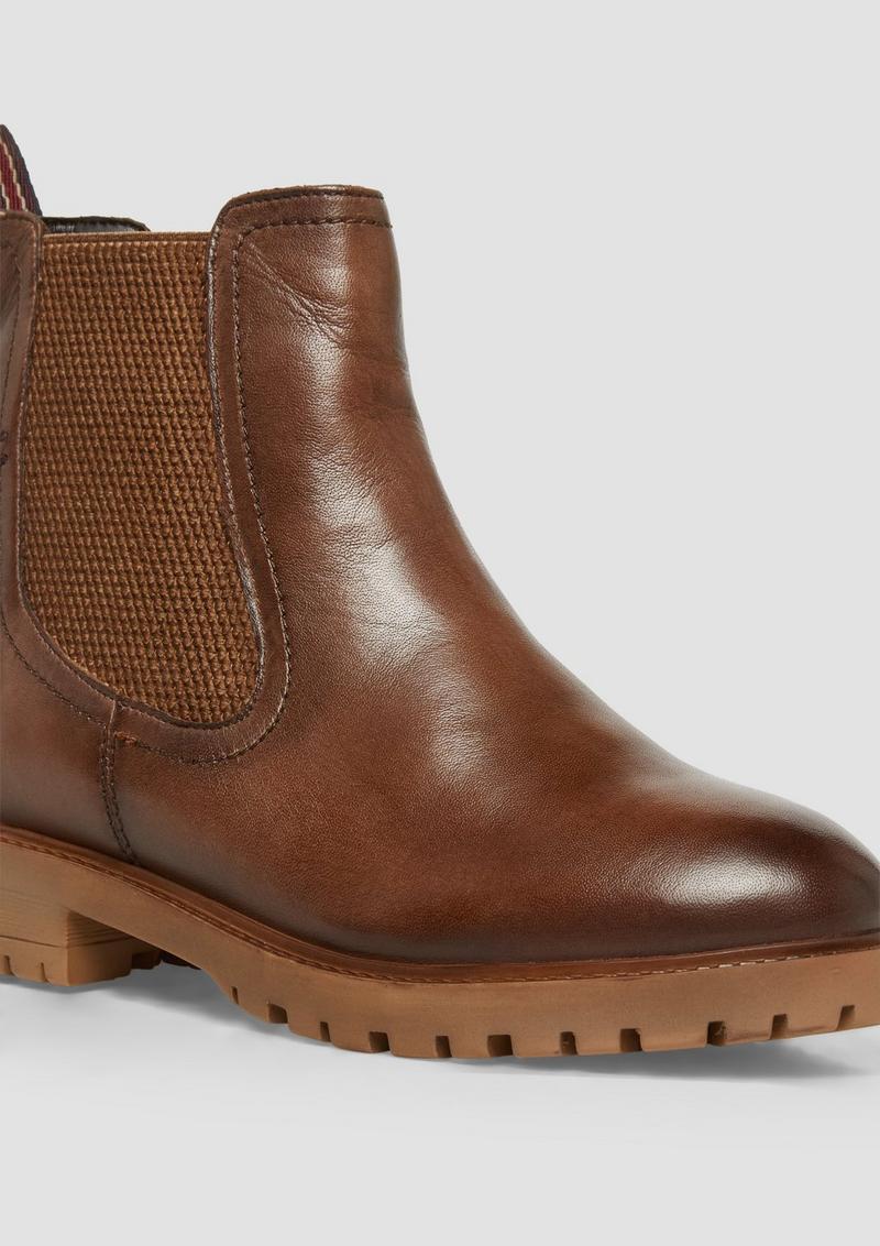 s.Oliver Chelsea Boots aus Schafsleder - hellbraun