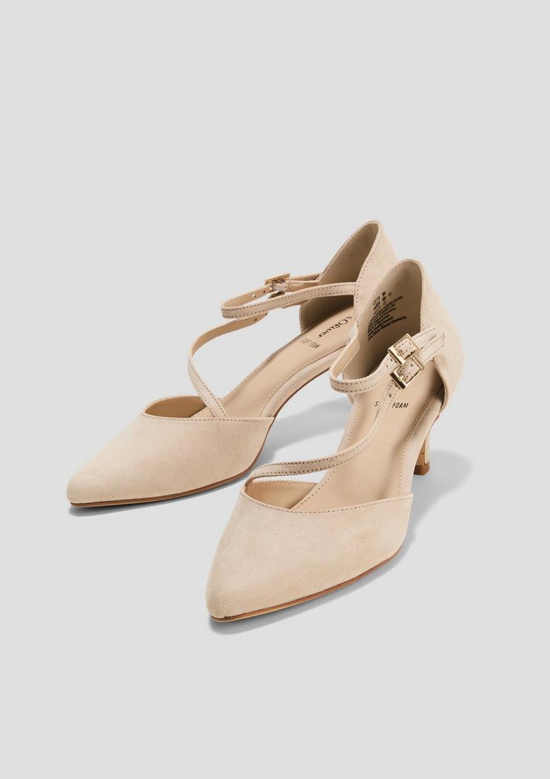 s.Oliver Pumps mit doppelten Riemchen - beige