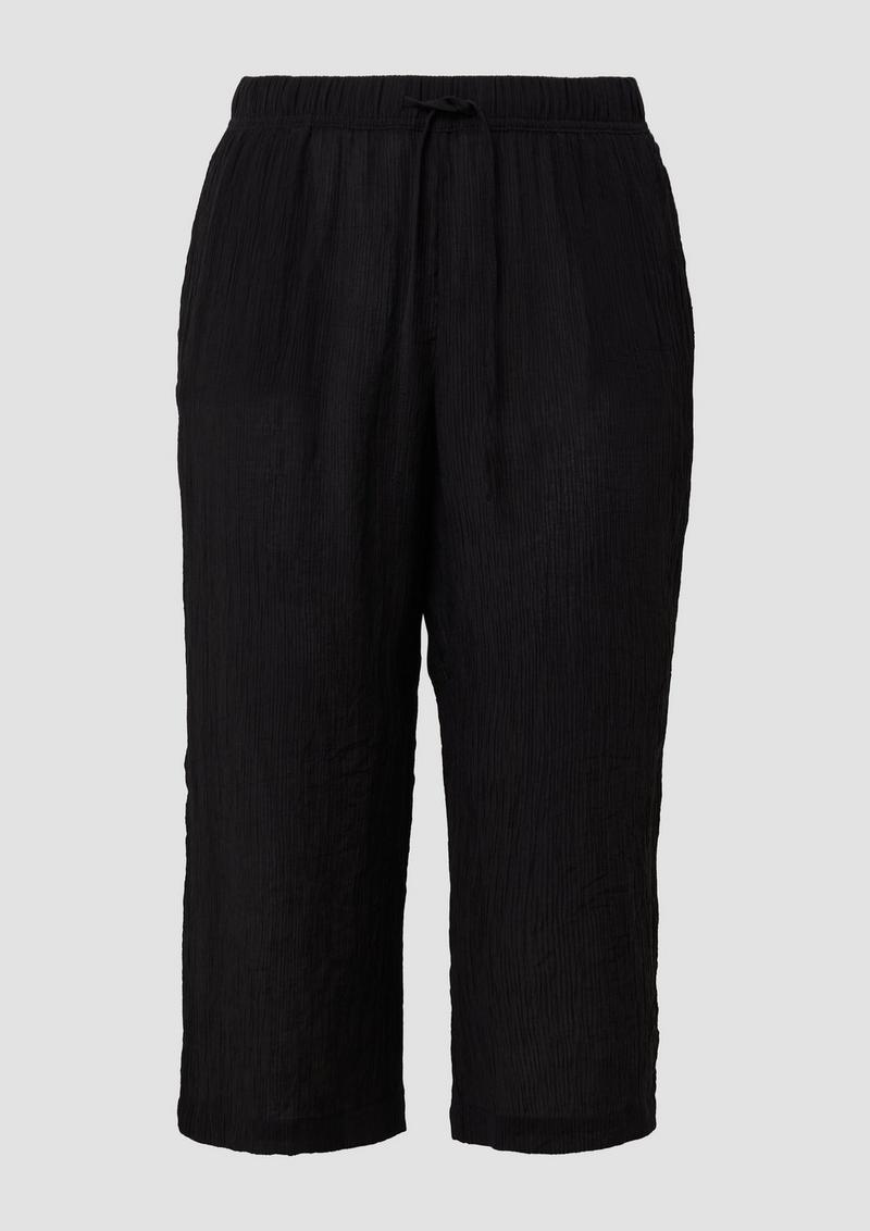 s.Oliver Culotte aus Viskosemix - schwarz