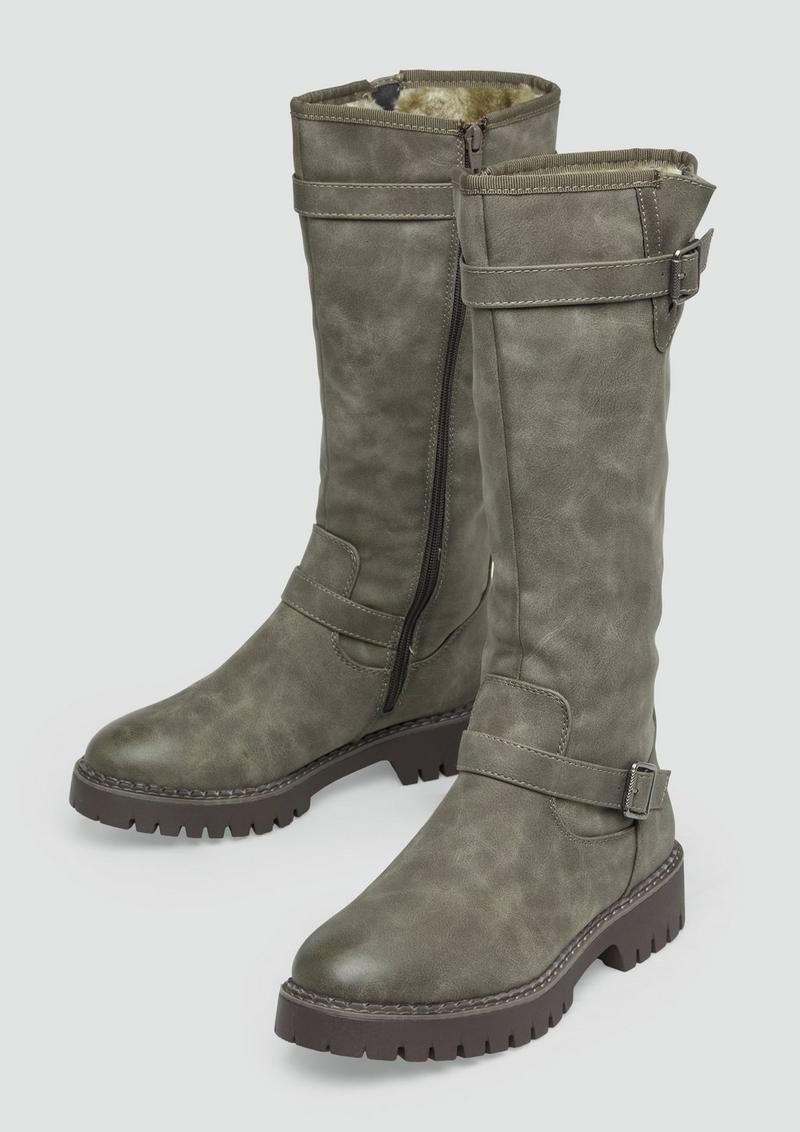 s.Oliver Stiefel mit Dornschließe - braun