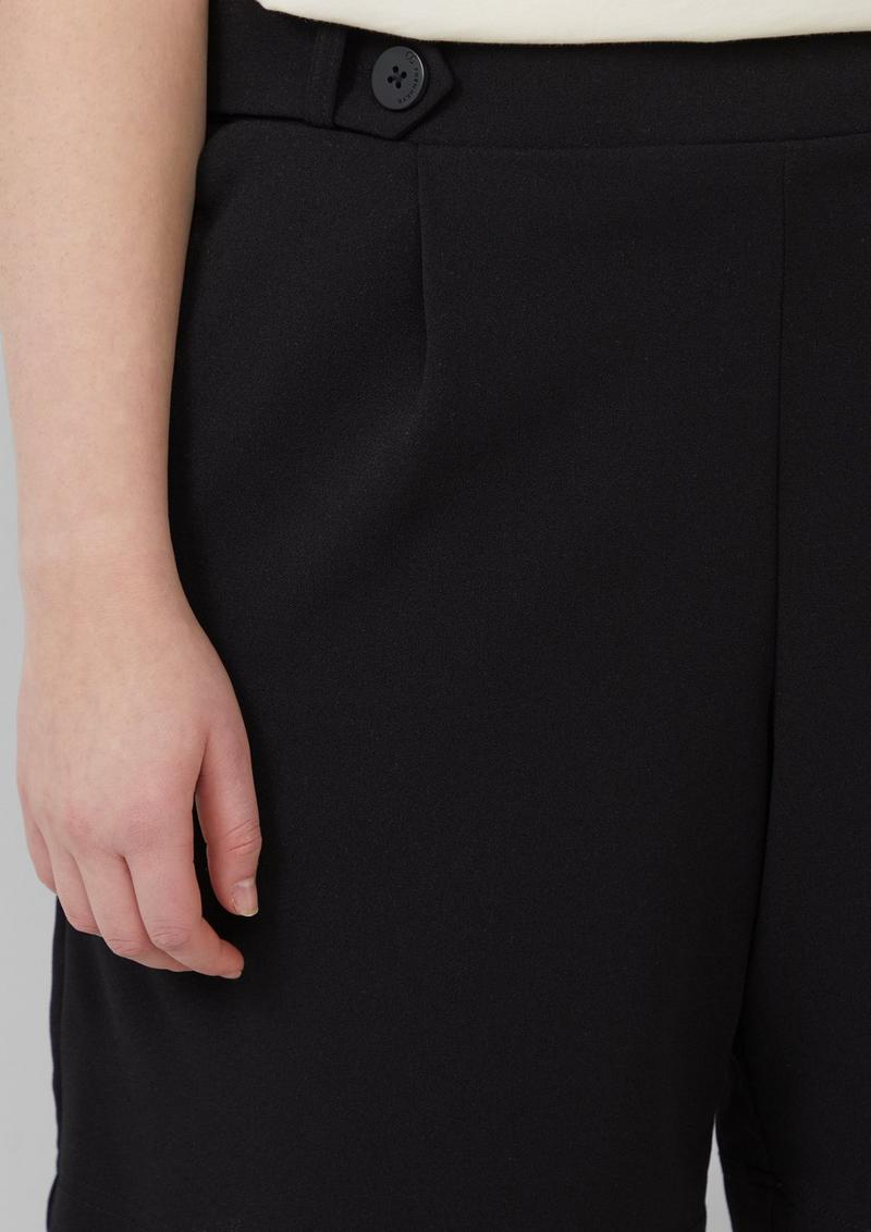 s.Oliver Shorts aus Interlockjersey mit Elastikbund - schwarz