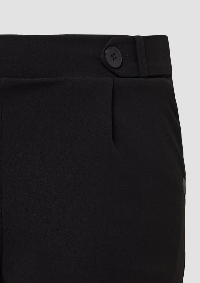 s.Oliver Shorts aus Interlockjersey mit Elastikbund - schwarz