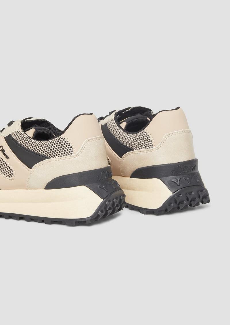 s.Oliver Sportlicher Sneaker - helles beige