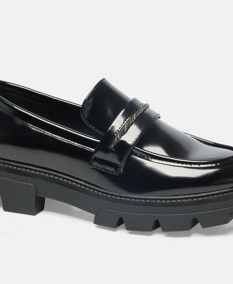 s.Oliver Loafer in Lackleder-Optik - schwarz