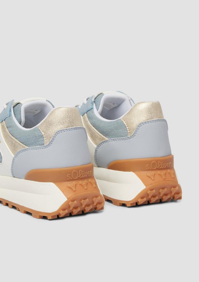 s.Oliver Sportlicher Sneaker - blassblau