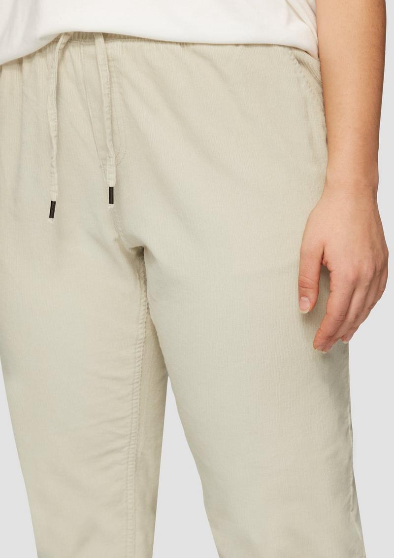 s.Oliver Jogpants aus Feincord - helles beige