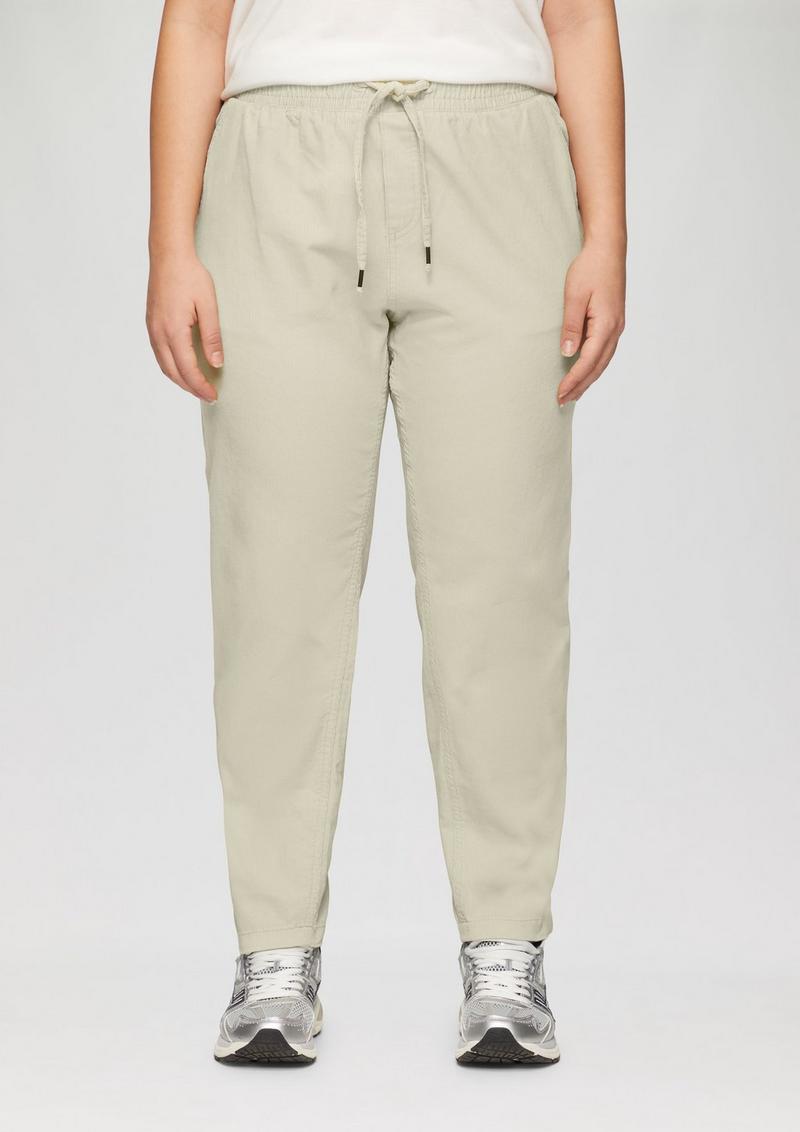 s.Oliver Jogpants aus Feincord - helles beige