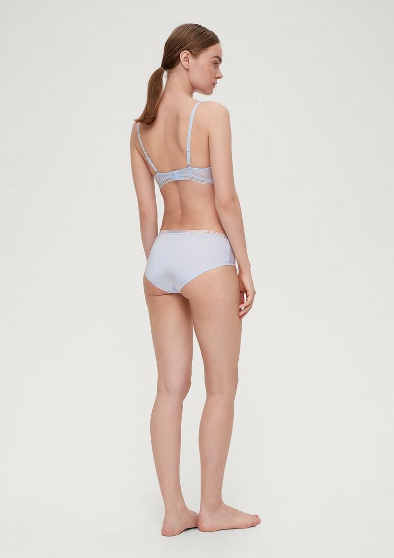 s.Oliver Panty mit Streifendetail - hellblau
