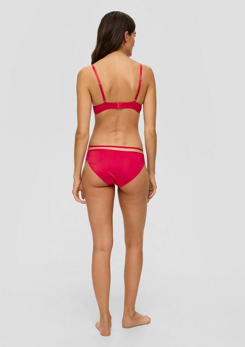 s.Oliver Panty mit Spitze - rot