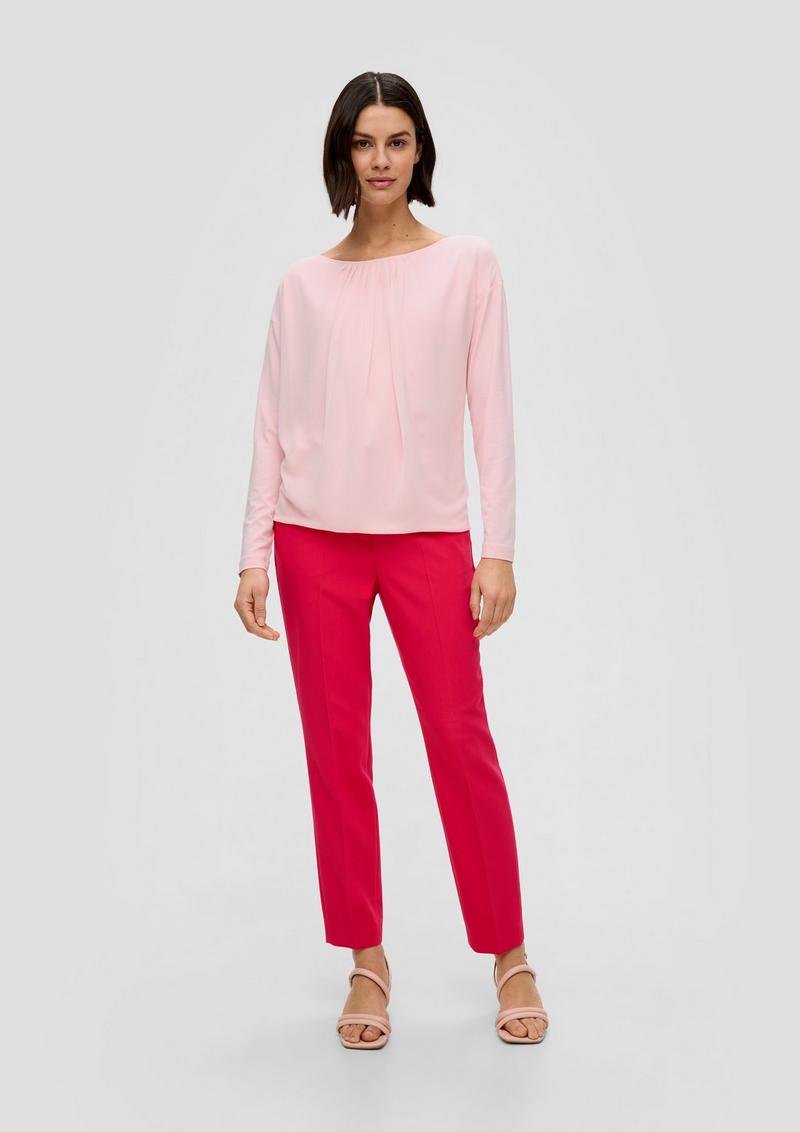 s.Oliver Bluse aus Chiffon - zartrosa