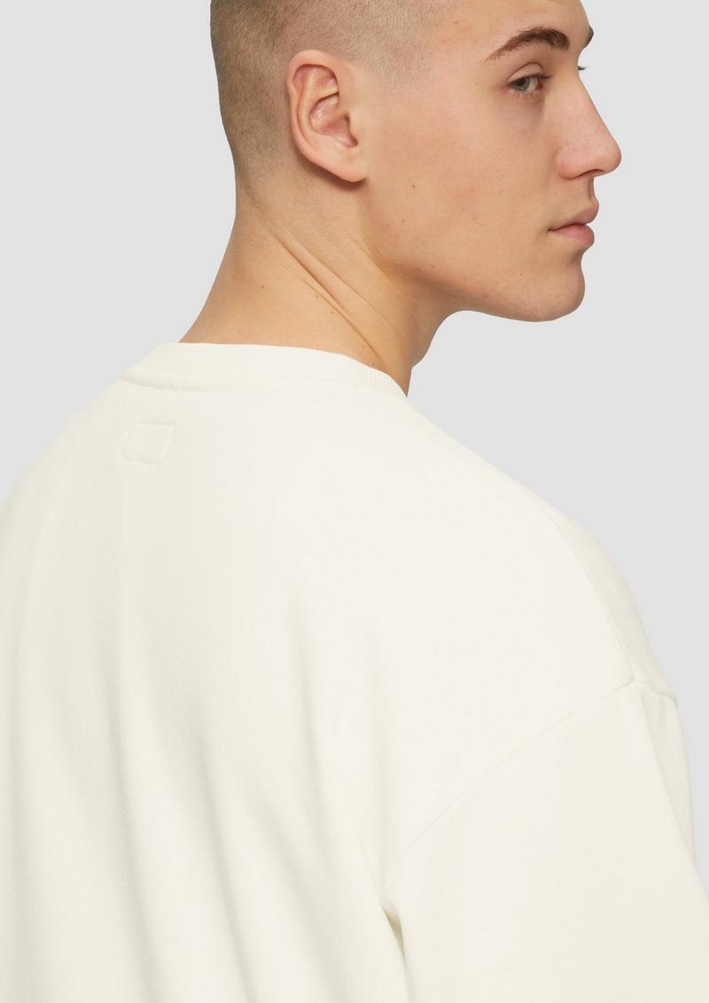 s.Oliver Sweatshirt mit Logo-Stickerei - creme