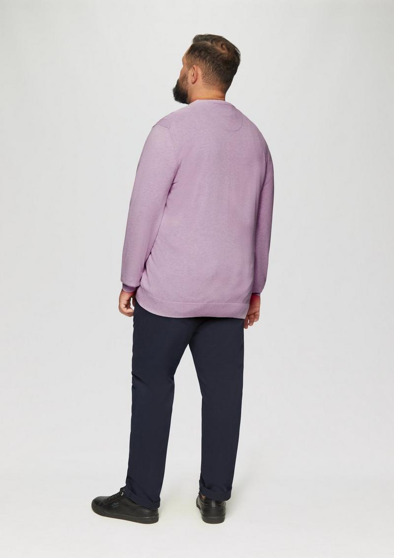 s.Oliver Strickpullover mit Crewneck - rosa